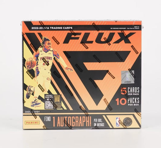 2022/23 Panini Flux Basketball Hobby Box - Columbia Hobby - Sports Card Boxes - Toploaders - Card Savers
