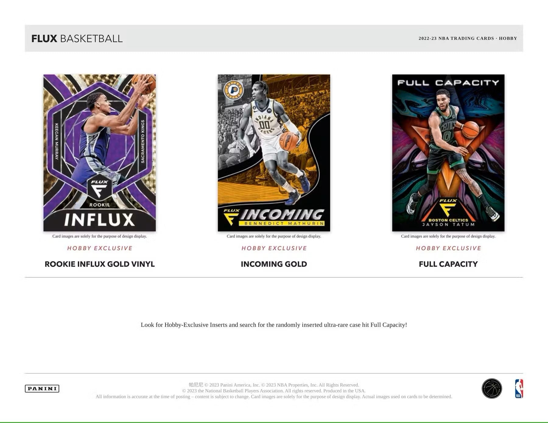 2022/23 Panini Flux Basketball Hobby Box - Columbia Hobby - Sports Card Boxes - Toploaders - Card Savers
