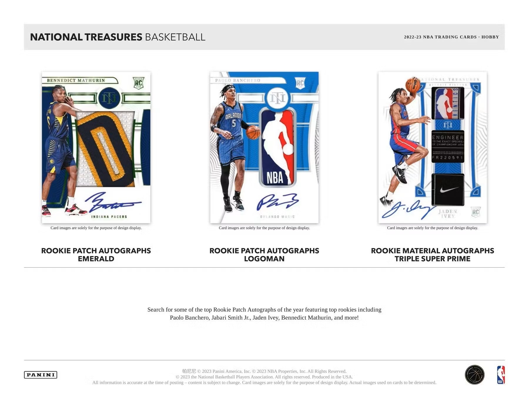 2022/23 Panini National Treasures Basketball Hobby Box - Columbia Hobby - Sports Card Boxes - Toploaders - Card Savers