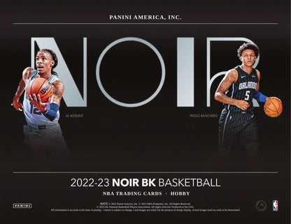 2022/23 Panini Noir Basketball Hobby Box - Columbia Hobby - Sports Card Boxes - Toploaders - Card Savers