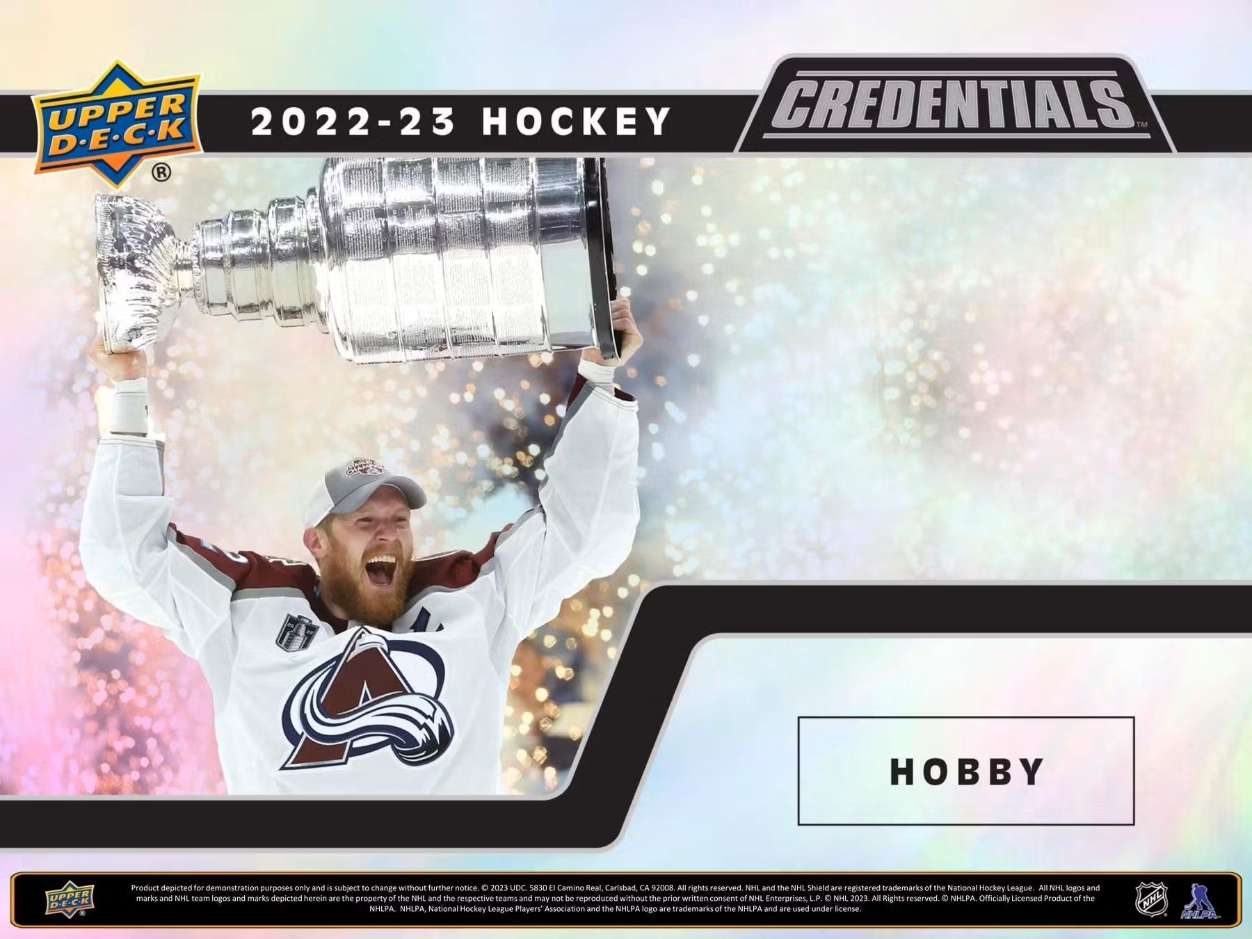 2022/23 Upper Deck Credentials Hockey Hobby Box - Columbia Hobby - Sports Card Boxes - Toploaders - Card Savers