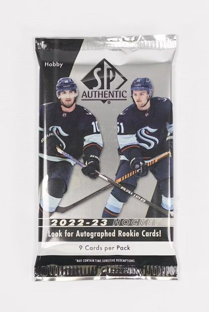 2022/23 Upper Deck SP Authentic Hockey Hobby Box - Columbia Hobby - Sports Card Boxes - Toploaders - Card Savers