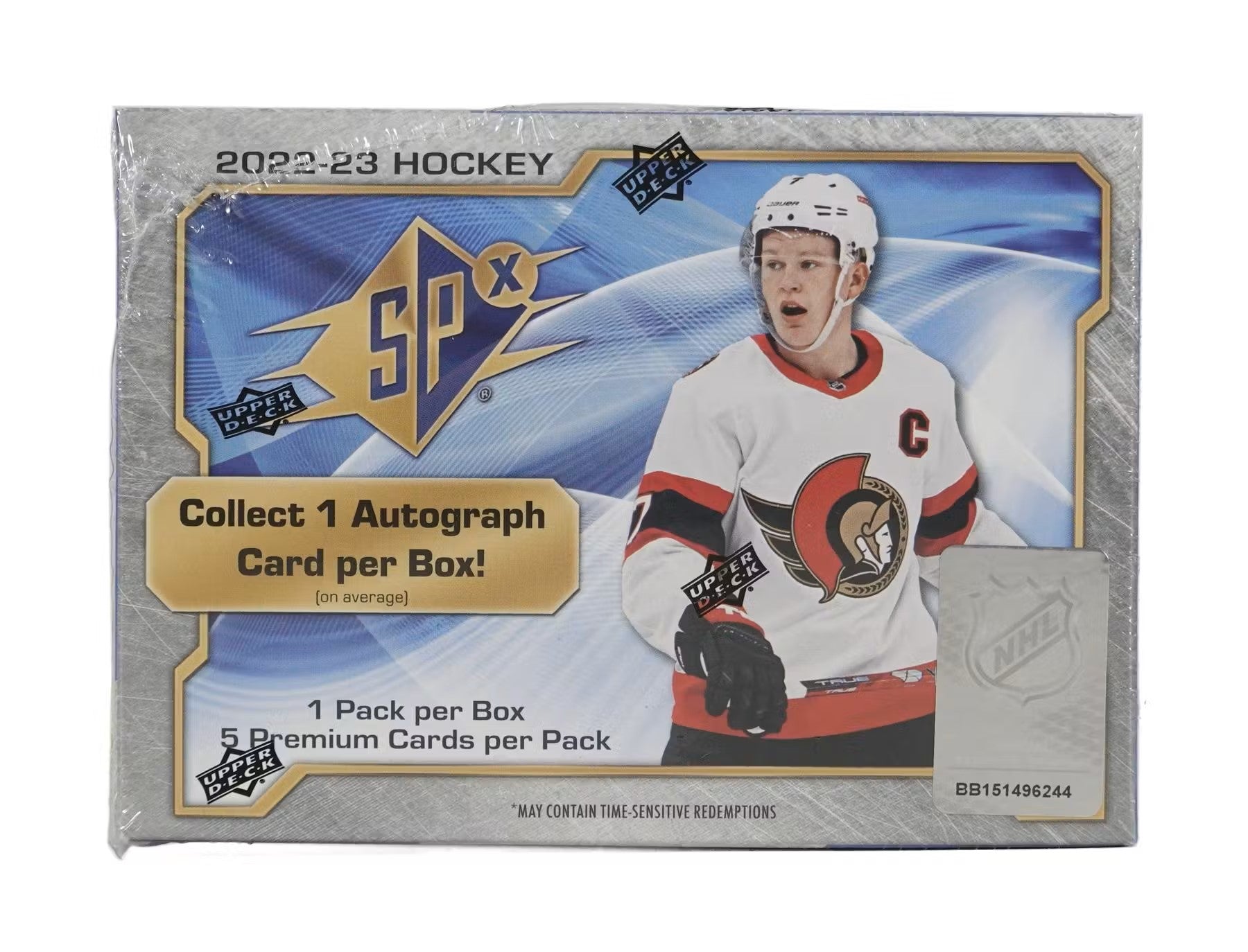 2022/23 Upper Deck SPx Hockey Hobby Box - Columbia Hobby - Sports Card Boxes - Toploaders - Card Savers