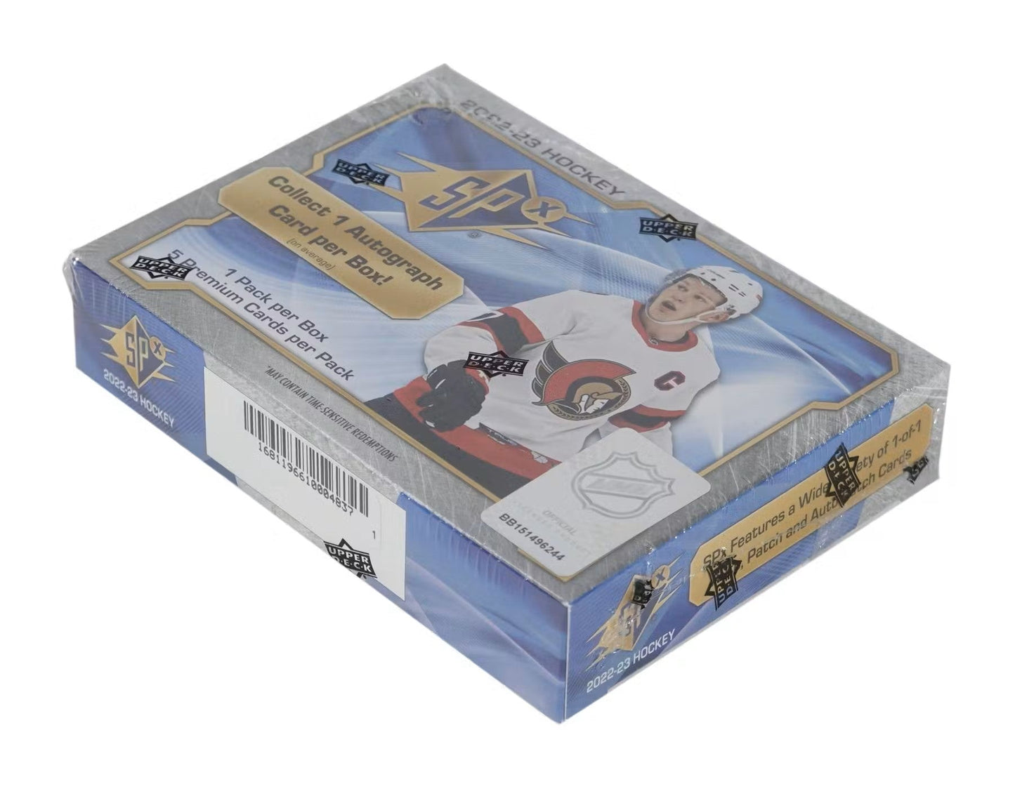 2022/23 Upper Deck SPx Hockey Hobby Box - Columbia Hobby - Sports Card Boxes - Toploaders - Card Savers