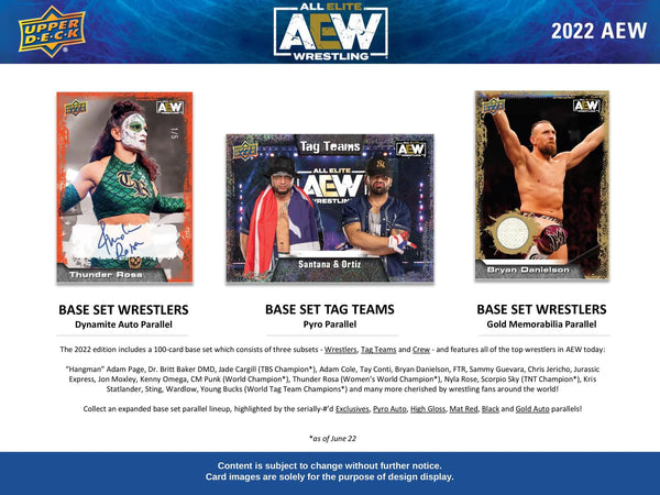 2022 Upper Deck All Elite Wrestling AEW Hobby Box