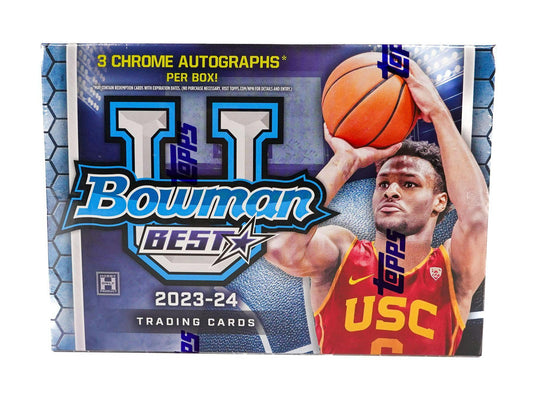 2023 - 24 Bowman University Best Basketball Breakers Delight Box - Columbia Hobby - Sports Card Boxes - Toploaders - Card Savers