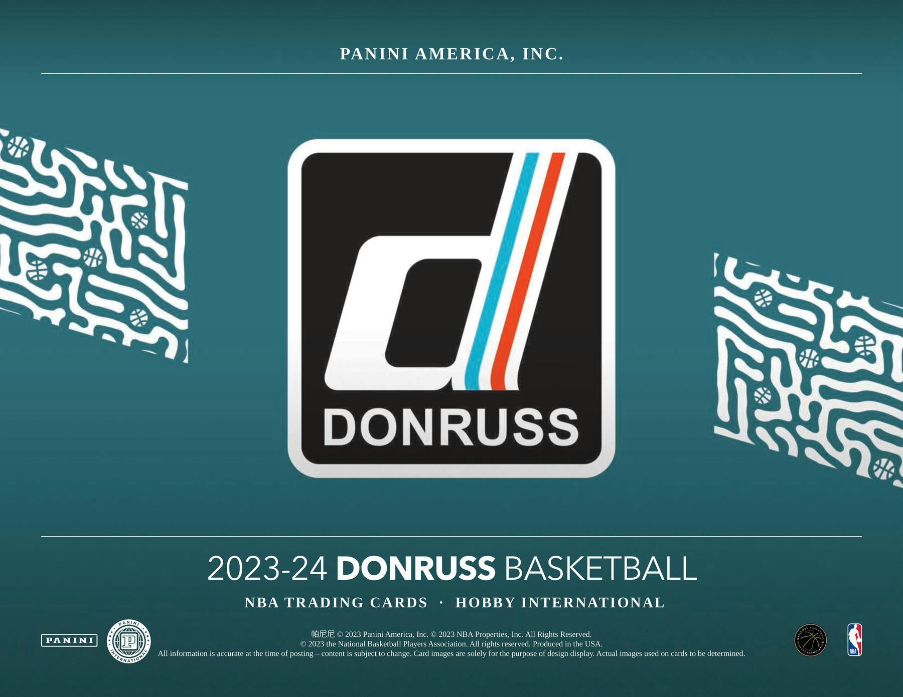2023 - 24 Panini Donruss Basketball International Hobby Box - Columbia Hobby - Sports Card Boxes - Toploaders - Card Savers