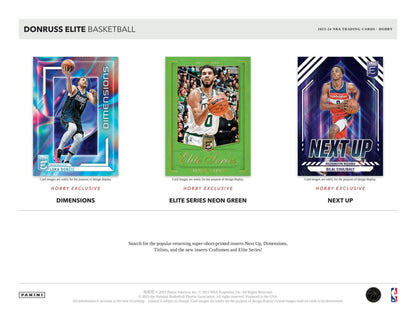 2023 - 24 Panini Donruss Elite Basketball Hobby Box - Columbia Hobby - Sports Card Boxes - Toploaders - Card Savers