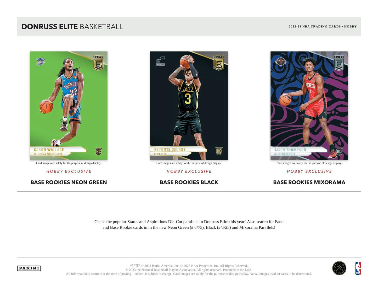 2023 - 24 Panini Donruss Elite Basketball Hobby Box - Columbia Hobby - Sports Card Boxes - Toploaders - Card Savers