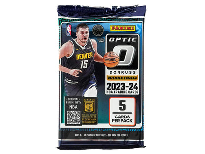 2023 - 24 Panini Donruss Optic Basketball 6 - Pack Blaster Box (Glitter Parallels) - Columbia Hobby - Sports Card Boxes - Toploaders - Card Savers