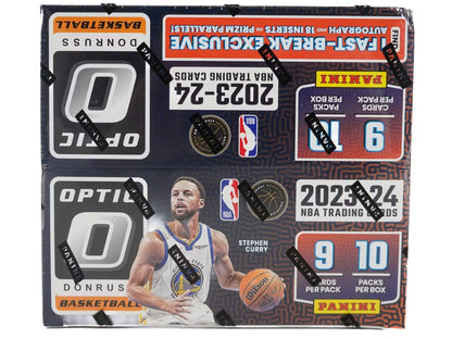 2023 - 24 Panini Donruss Optic Basketball Fast Break Box - Columbia Hobby - Sports Card Boxes - Toploaders - Card Savers