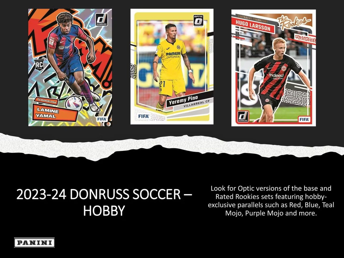 2023 - 24 Panini Donruss Soccer Hobby Box - Columbia Hobby - Sports Card Boxes - Toploaders - Card Savers