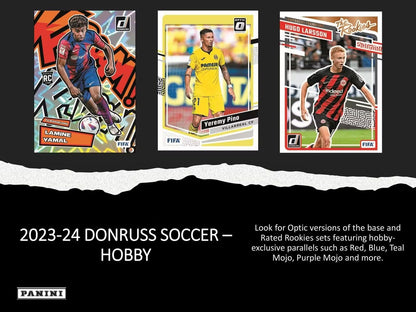 2023 - 24 Panini Donruss Soccer Hobby Box - Columbia Hobby - Sports Card Boxes - Toploaders - Card Savers