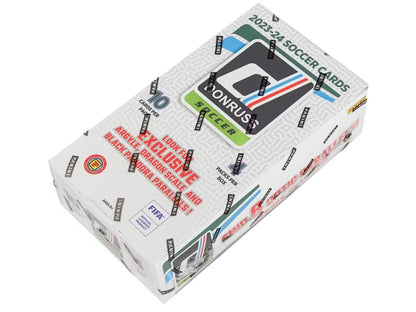 2023 - 24 Panini Donruss Soccer International Hobby Box - Columbia Hobby - Sports Card Boxes - Toploaders - Card Savers