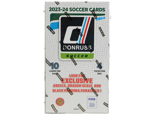 2023 - 24 Panini Donruss Soccer International Hobby Box - Columbia Hobby - Sports Card Boxes - Toploaders - Card Savers