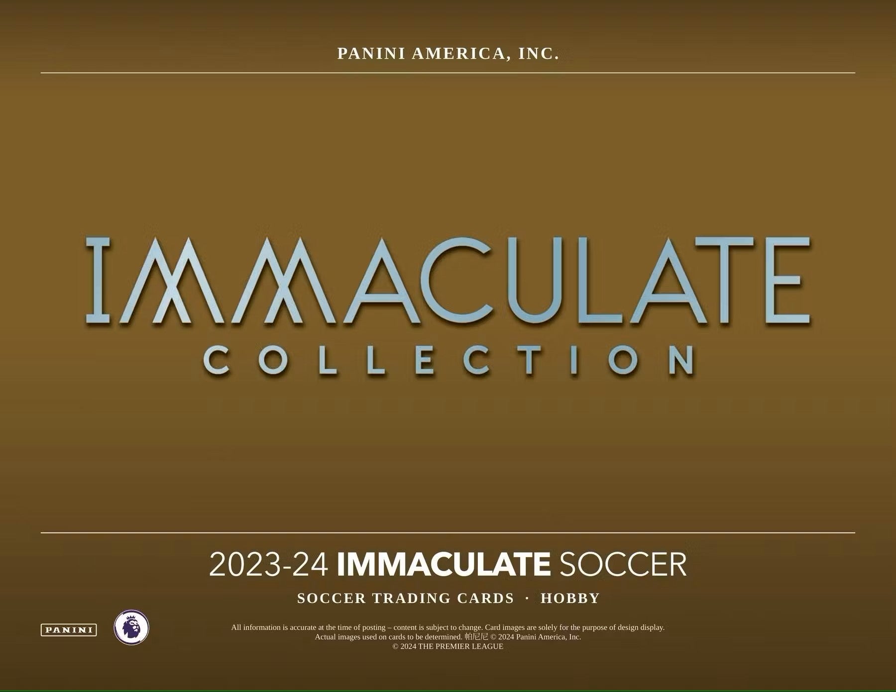 2023 - 24 Panini Immaculate Soccer Hobby Box - Columbia Hobby - Sports Card Boxes - Toploaders - Card Savers
