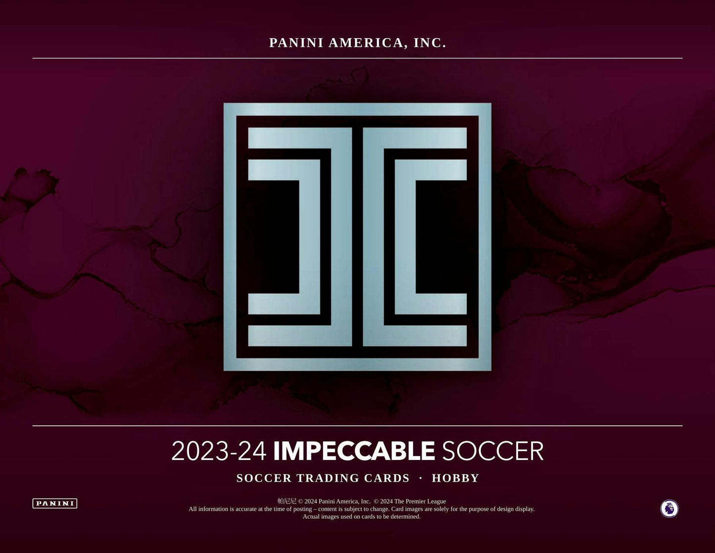 2023 - 24 Panini Impeccable Premier League EPL Soccer Hobby Box - Columbia Hobby - Sports Card Boxes - Toploaders - Card Savers
