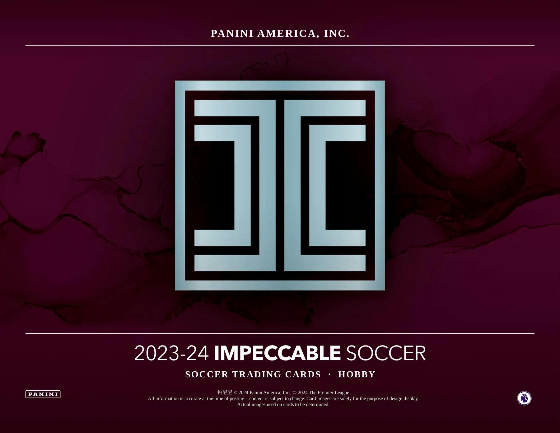2023 - 24 Panini Impeccable Premier League EPL Soccer Hobby Box - Columbia Hobby - Sports Card Boxes - Toploaders - Card Savers