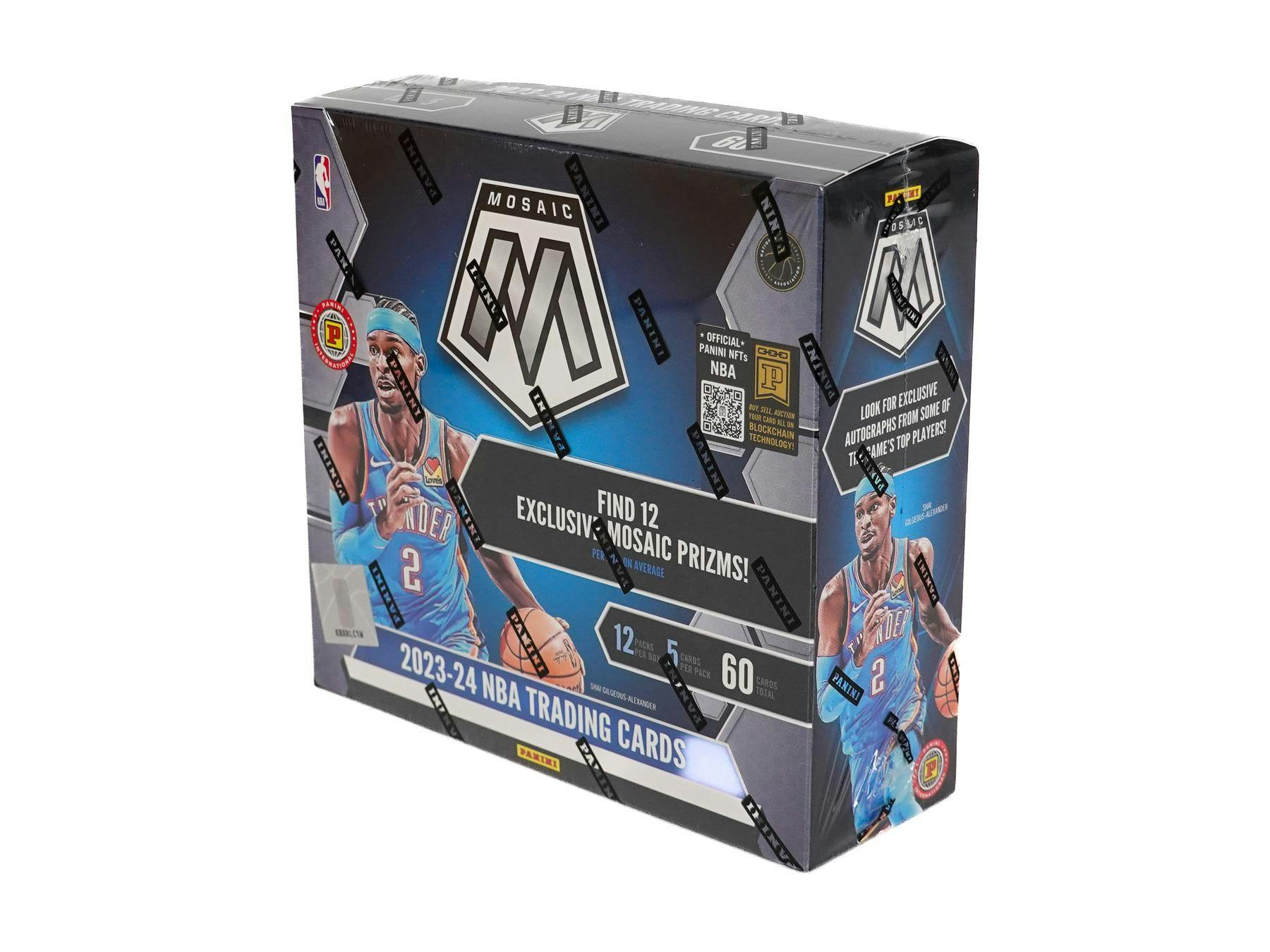 2023 - 24 Panini Mosaic Basketball International Hobby Box - Columbia Hobby - Sports Card Boxes - Toploaders - Card Savers