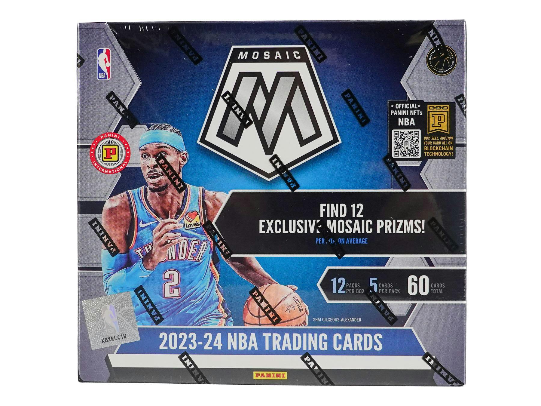 2023 - 24 Panini Mosaic Basketball International Hobby Box - Columbia Hobby - Sports Card Boxes - Toploaders - Card Savers