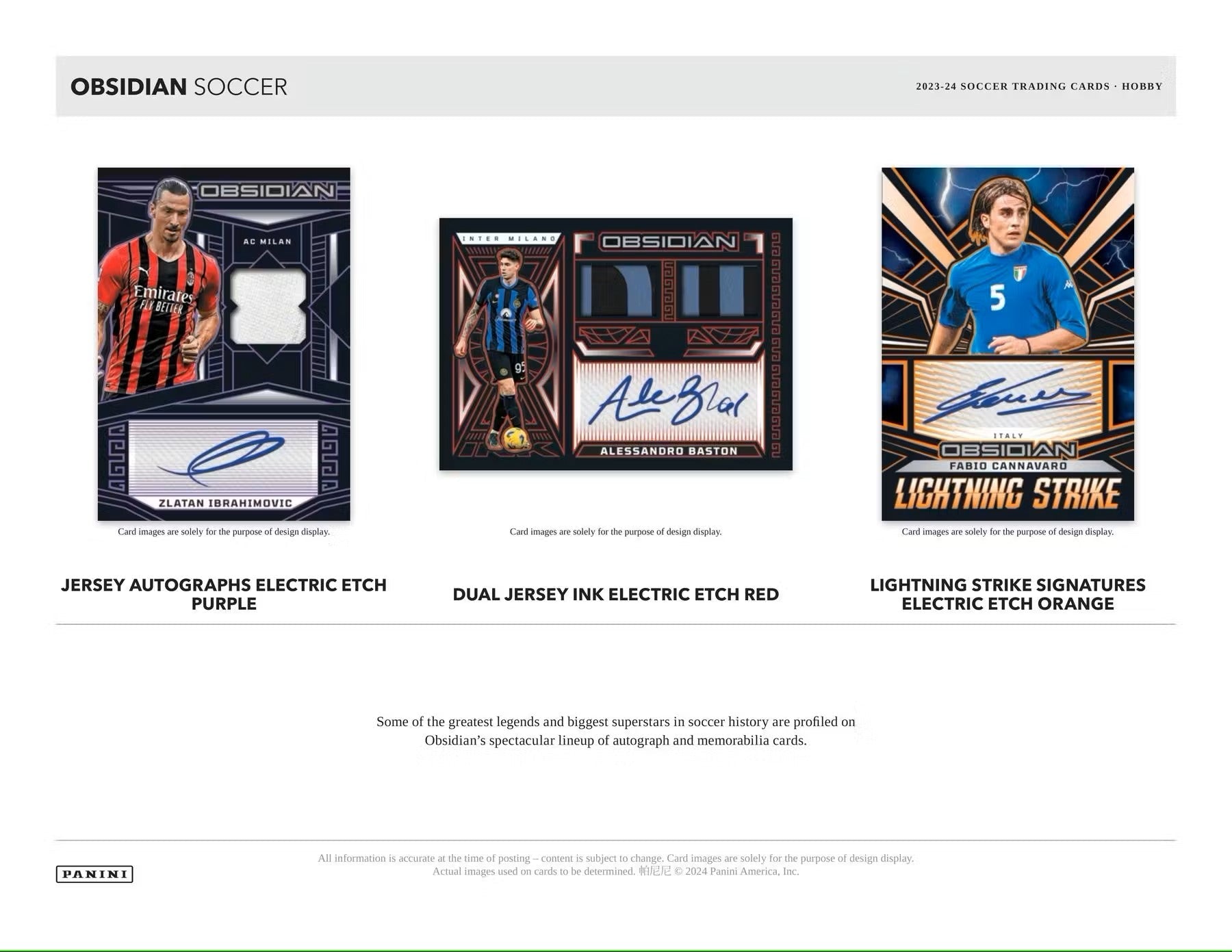 2023 - 24 Panini Obsidian Soccer Hobby Box - Columbia Hobby - Sports Card Boxes - Toploaders - Card Savers