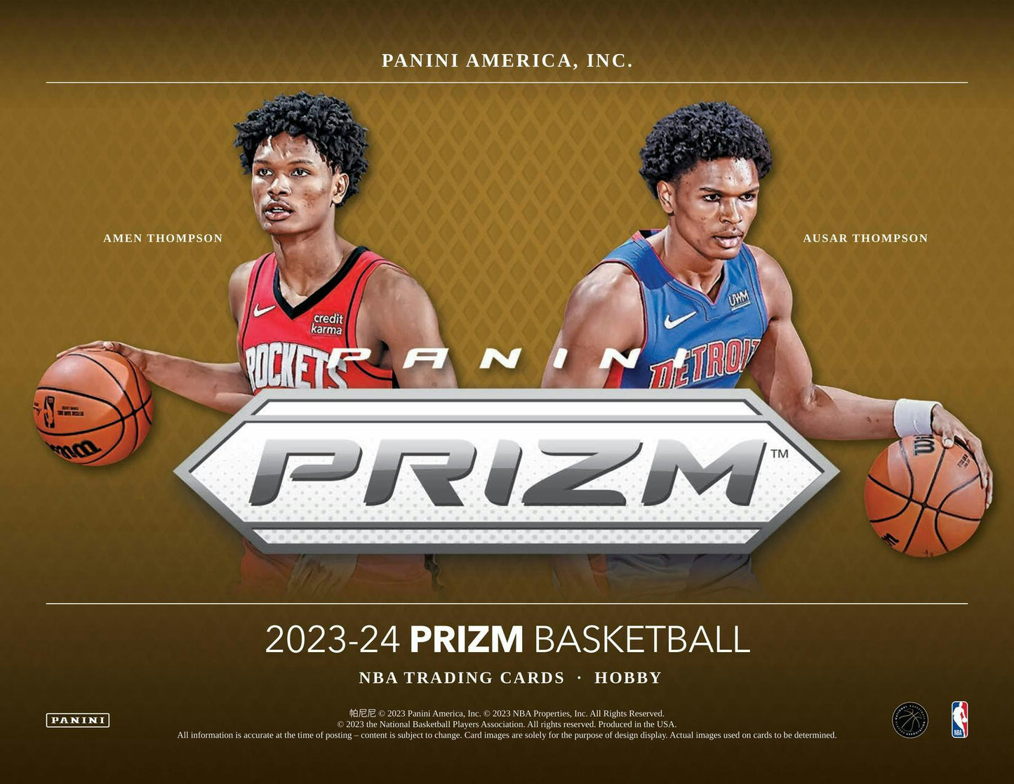 2023 - 24 Panini Prizm Basketball Hobby Box - Columbia Hobby - Sports Card Boxes - Toploaders - Card Savers
