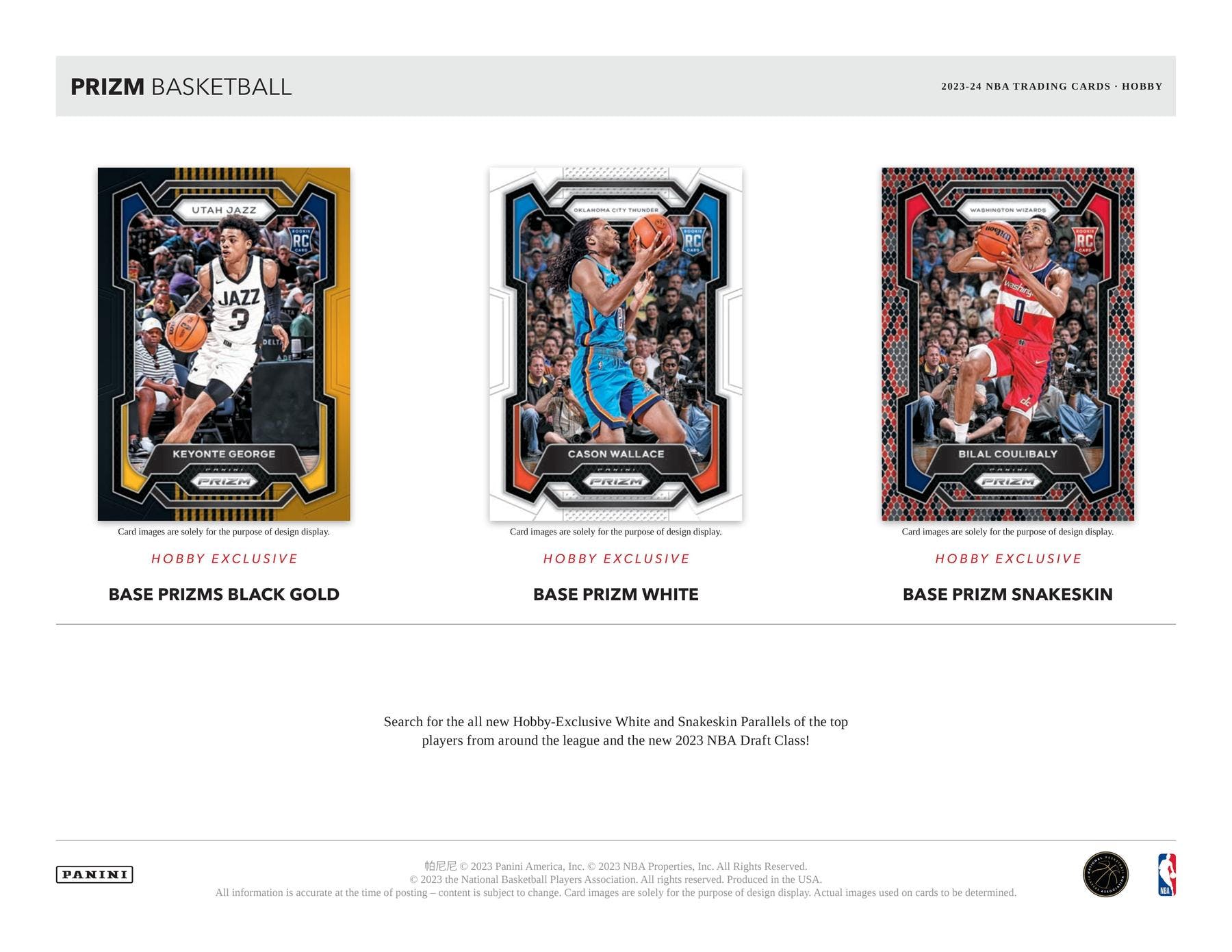 2023 - 24 Panini Prizm Basketball Hobby Box - Columbia Hobby - Sports Card Boxes - Toploaders - Card Savers