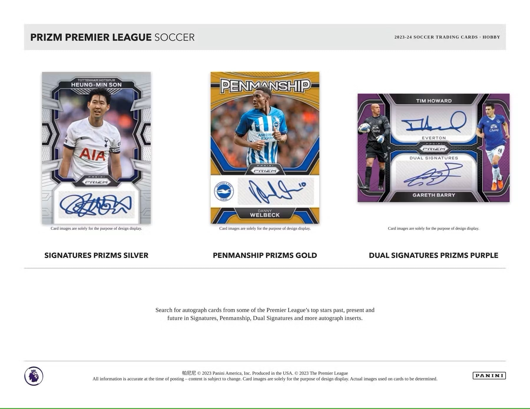 2023 - 24 Panini Prizm Premier League EPL Soccer Hobby Box - Columbia Hobby - Sports Card Boxes - Toploaders - Card Savers