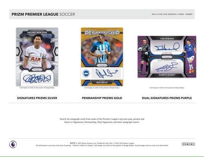 2023 - 24 Panini Prizm Premier League EPL Soccer Hobby Box - Columbia Hobby - Sports Card Boxes - Toploaders - Card Savers