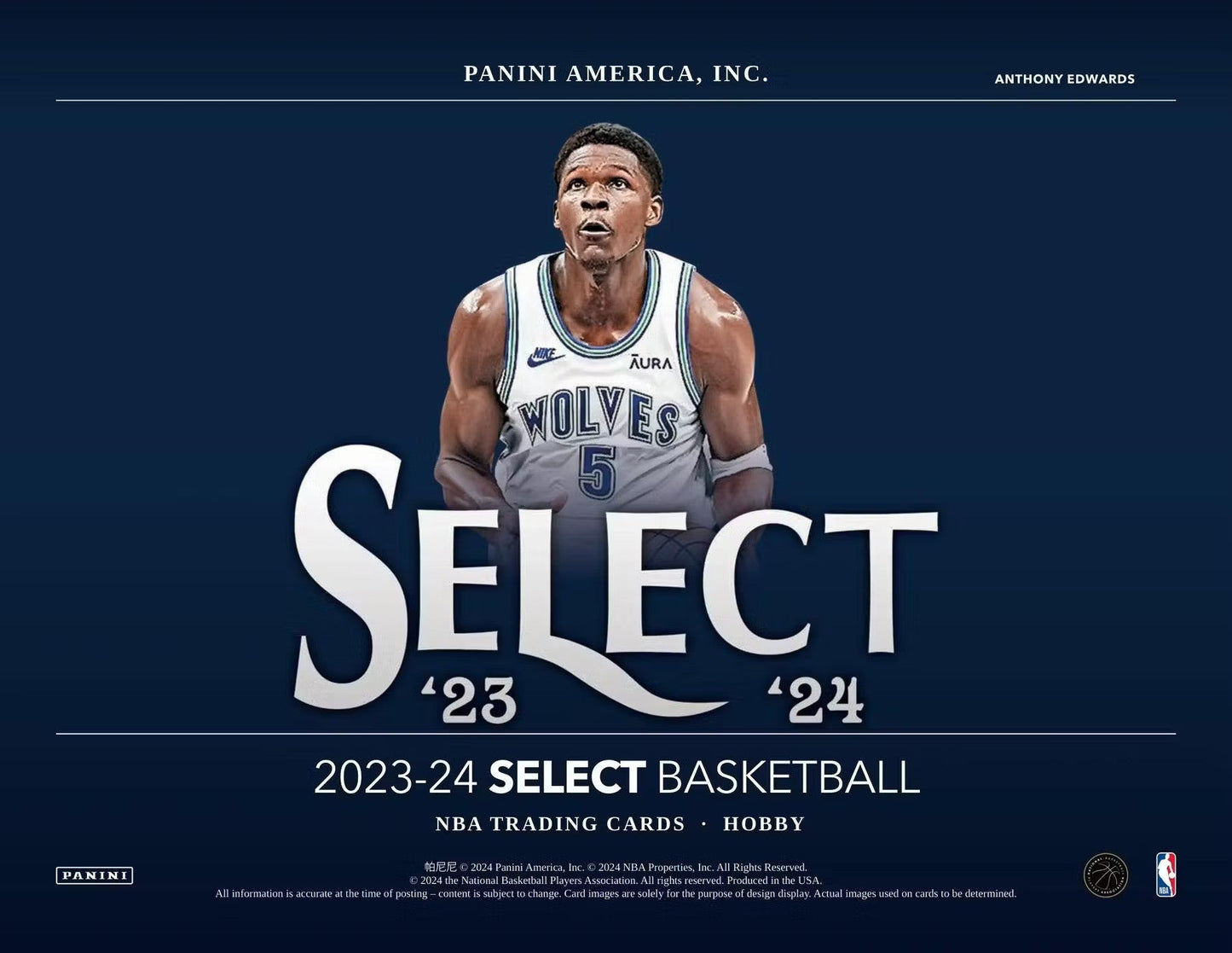 2023 - 24 Panini Select Basketball Hobby Box - Columbia Hobby - Sports Card Boxes - Toploaders - Card Savers