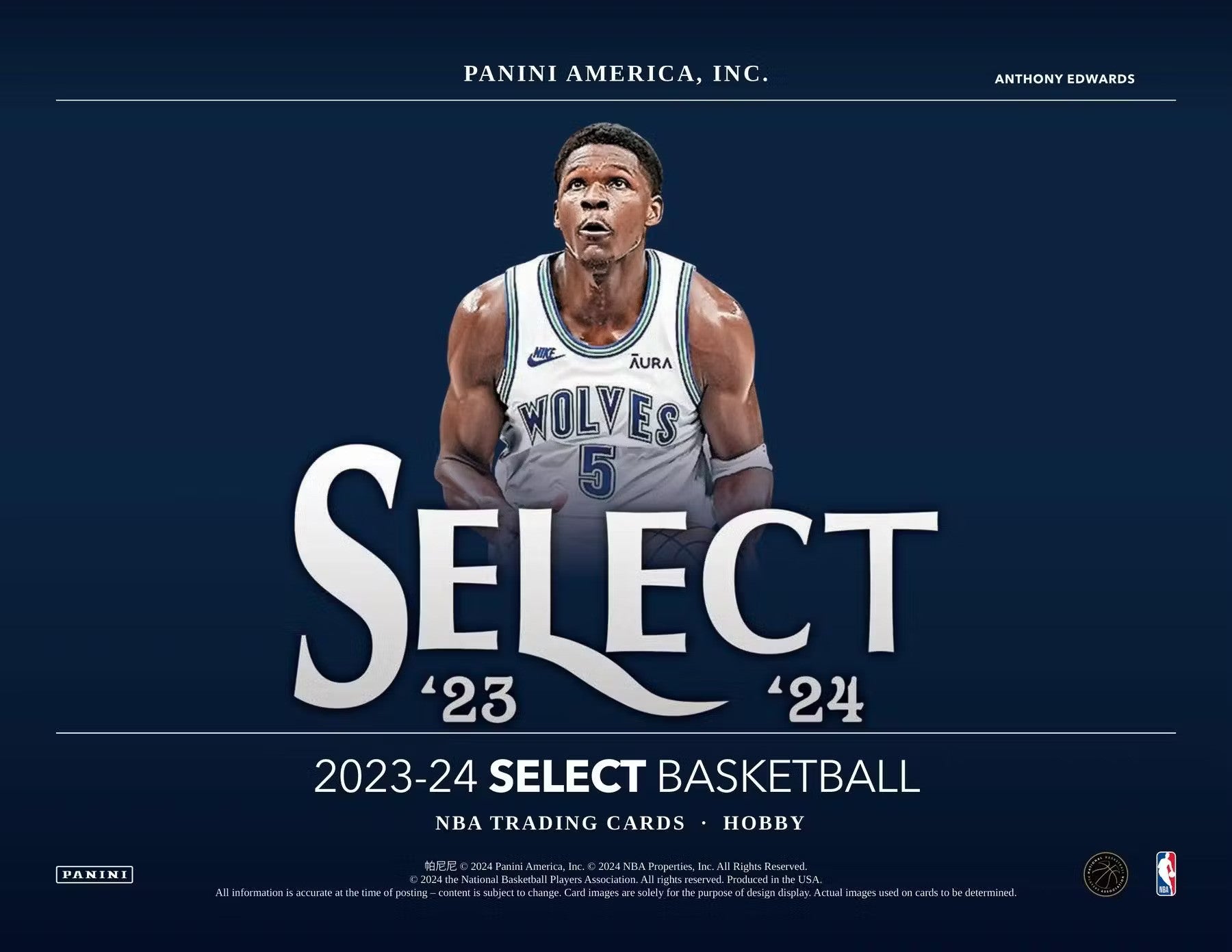 2023 - 24 Panini Select Basketball Hobby Box - Columbia Hobby - Sports Card Boxes - Toploaders - Card Savers