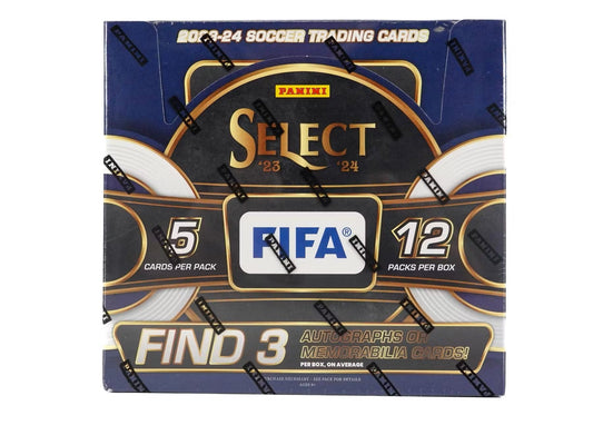 2023 - 24 Panini Select FIFA Soccer Hobby Box - Columbia Hobby - Sports Card Boxes - Toploaders - Card Savers