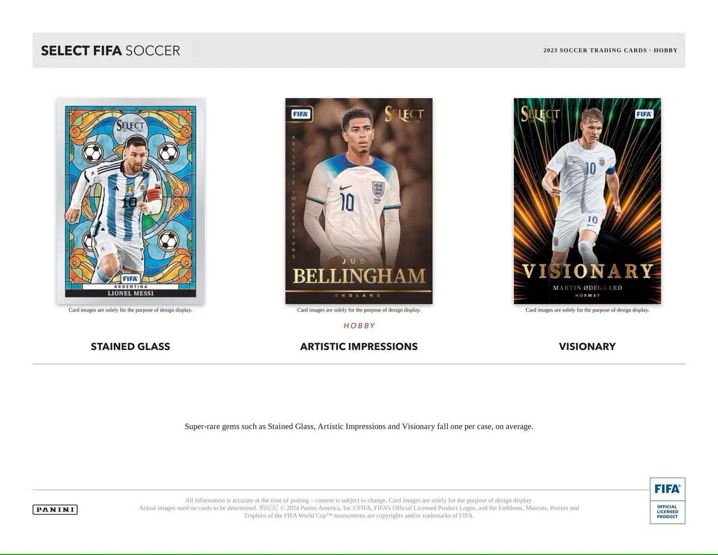 2023 - 24 Panini Select FIFA Soccer Hobby Box - Columbia Hobby - Sports Card Boxes - Toploaders - Card Savers