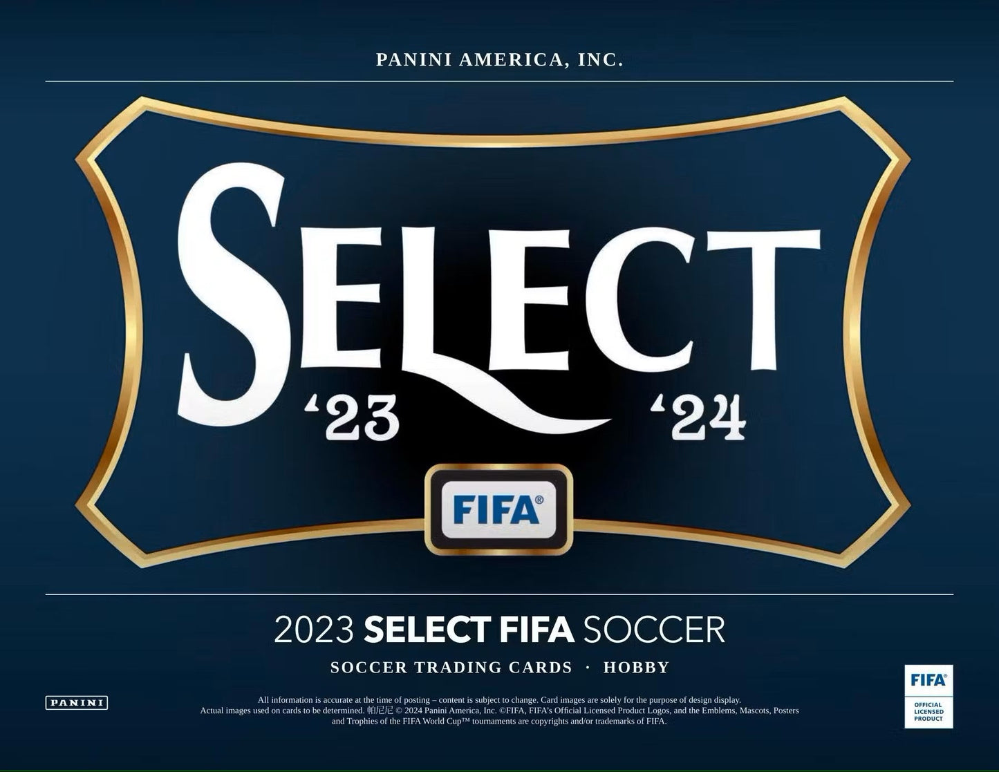 2023 - 24 Panini Select FIFA Soccer Hobby Box - Columbia Hobby - Sports Card Boxes - Toploaders - Card Savers