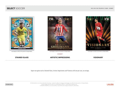2023 - 24 Panini Select La Liga Soccer Hobby Box - Columbia Hobby - Sports Card Boxes - Toploaders - Card Savers