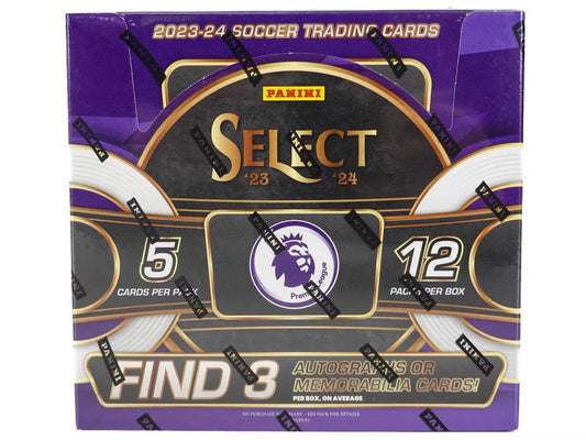 2023 - 24 Panini Select Premier League EPL Soccer Hobby Box - Columbia Hobby - Sports Card Boxes - Toploaders - Card Savers