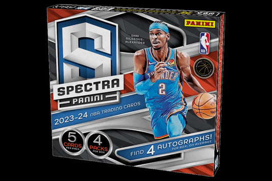 2023 - 24 Panini Spectra Basketball Hobby Box - Columbia Hobby - Sports Card Boxes - Toploaders - Card Savers