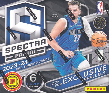 2023 - 24 Panini Spectra Basketball International Hobby Box - Columbia Hobby - Sports Card Boxes - Toploaders - Card Savers