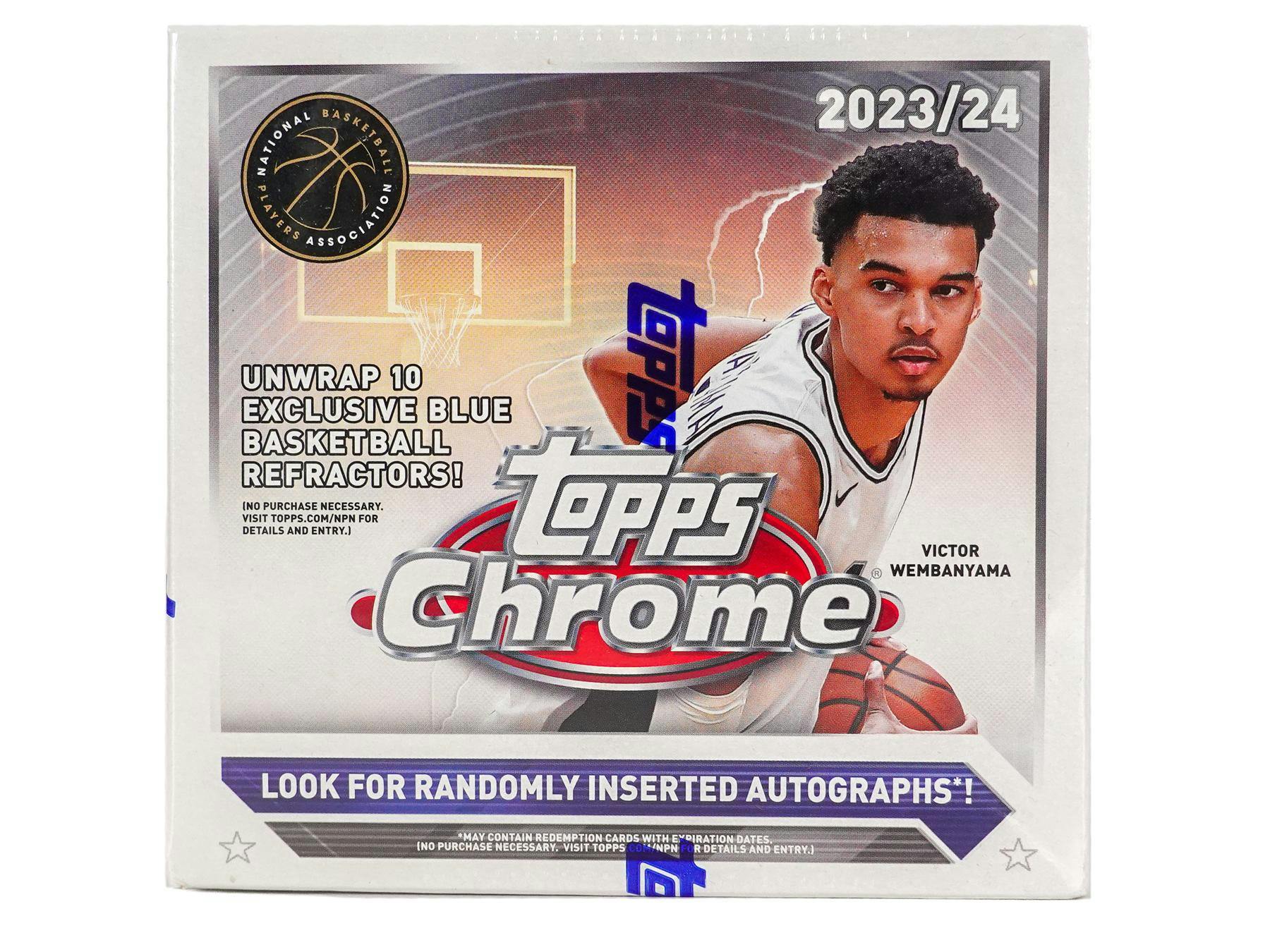 2023 - 24 Topps Chrome Basketball Monster Mega Box - Columbia Hobby - Sports Card Boxes - Toploaders - Card Savers