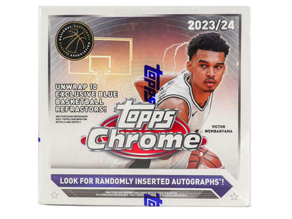 2023 - 24 Topps Chrome Basketball Monster Mega Box - Columbia Hobby - Sports Card Boxes - Toploaders - Card Savers