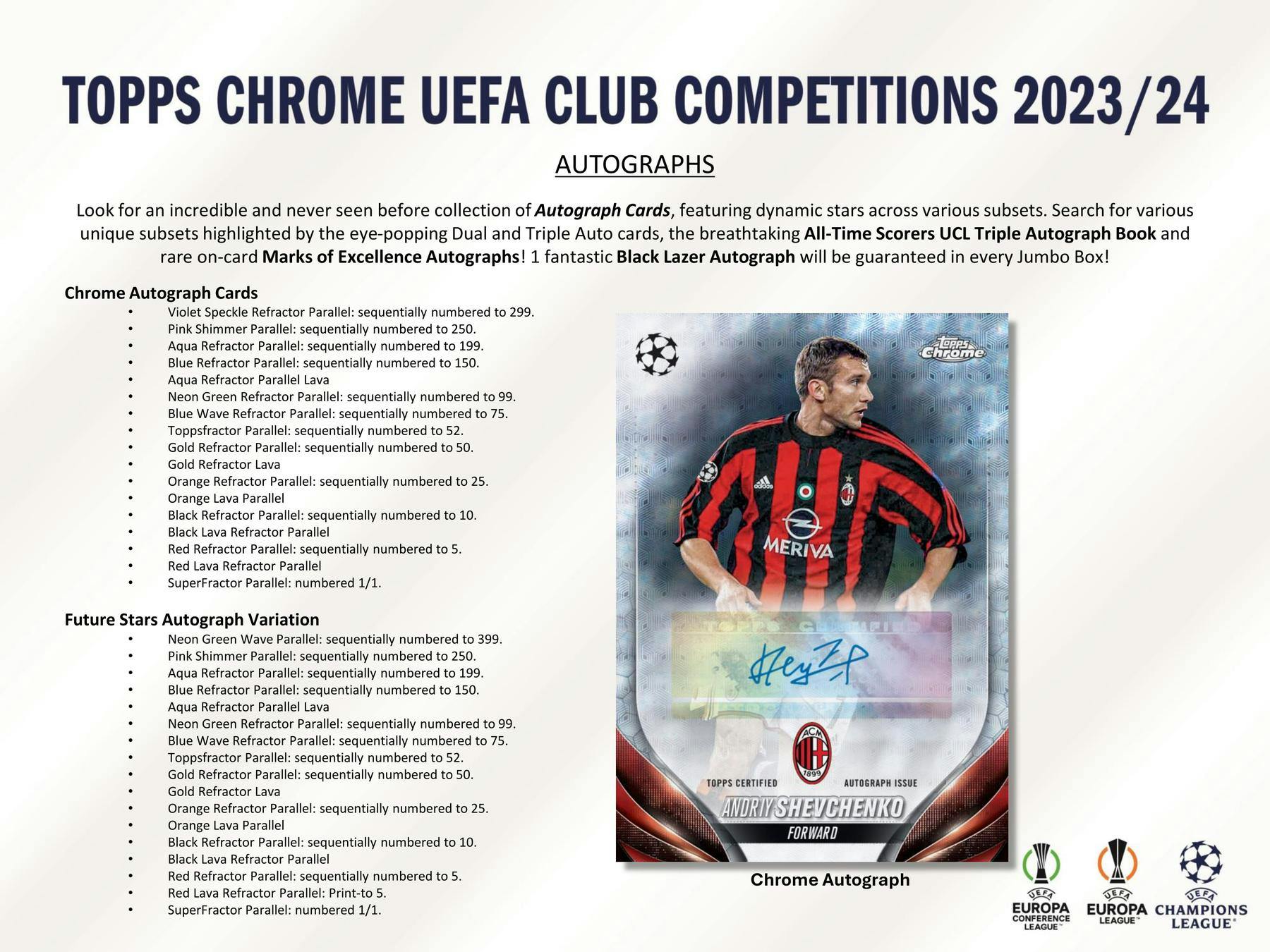 2023 - 24 Topps Chrome UEFA Club Competitions Soccer Hobby Jumbo Box - Columbia Hobby - Sports Card Boxes - Toploaders - Card Savers