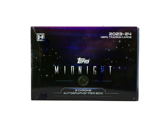 2023 - 24 Topps Midnight Basketball Hobby Box - Columbia Hobby - Sports Card Boxes - Toploaders - Card Savers