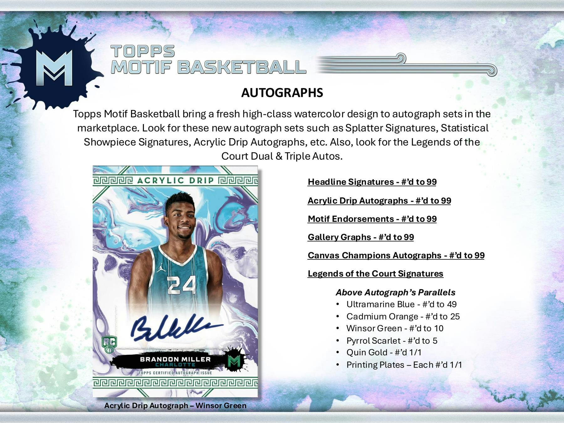 2023 - 24 Topps Motif Basketball Hobby Box - Columbia Hobby - Sports Card Boxes - Toploaders - Card Savers