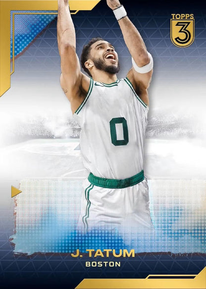 2023 - 24 Topps Three Basketball Hobby Box - Columbia Hobby - Sports Card Boxes - Toploaders - Card Savers