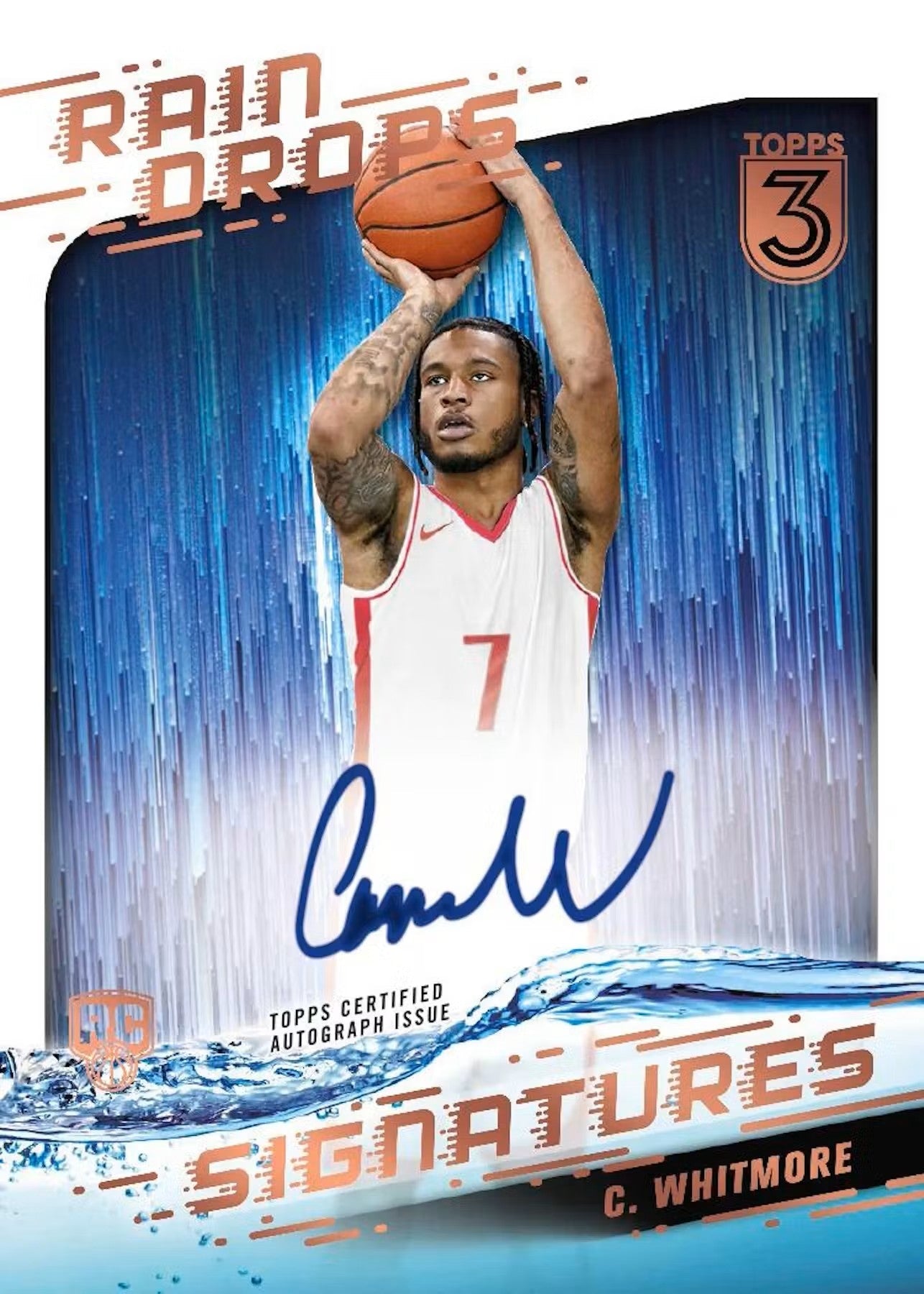 2023 - 24 Topps Three Basketball Hobby Box - Columbia Hobby - Sports Card Boxes - Toploaders - Card Savers