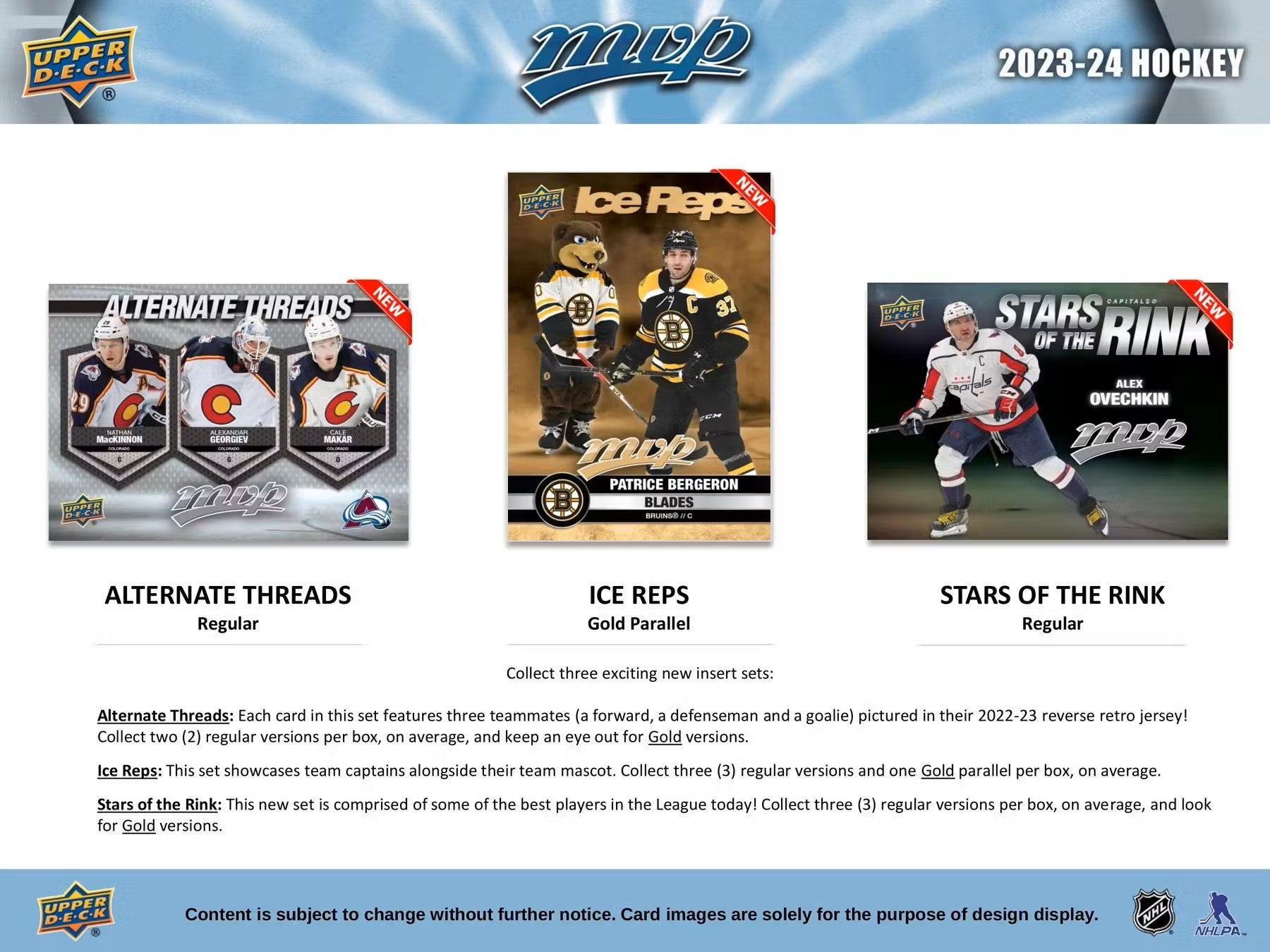 2023 - 24 Upper Deck MVP Hockey Hobby Box - Columbia Hobby - Sports Card Boxes - Toploaders - Card Savers