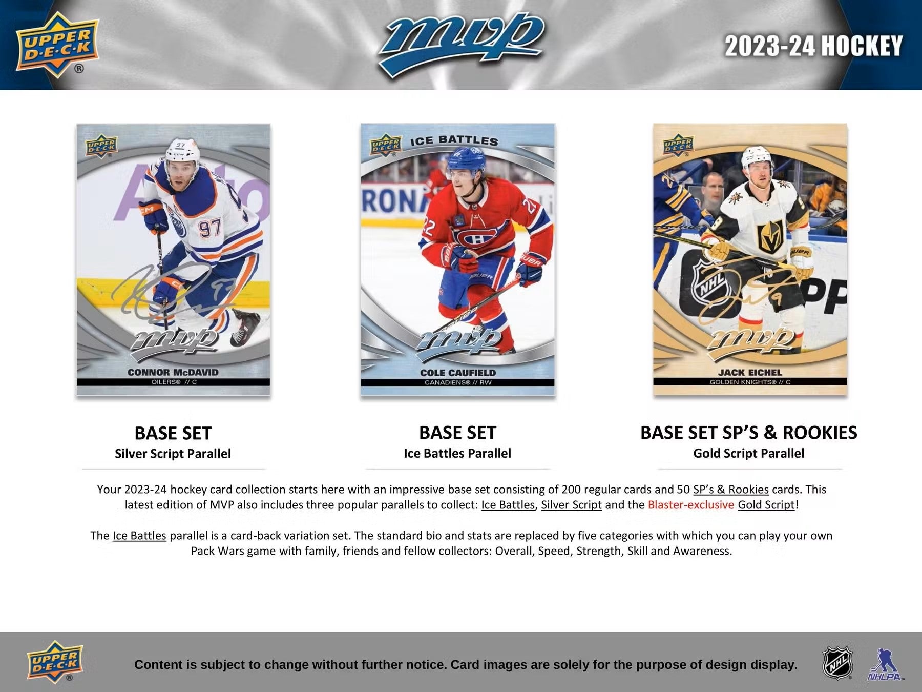 2023 - 24 Upper Deck MVP Hockey Retail 36 - Pack Box - Columbia Hobby - Sports Card Boxes - Toploaders - Card Savers