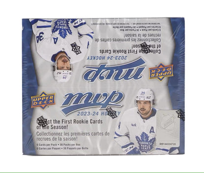 2023 - 24 Upper Deck MVP Hockey Retail 36 - Pack Box - Columbia Hobby - Sports Card Boxes - Toploaders - Card Savers