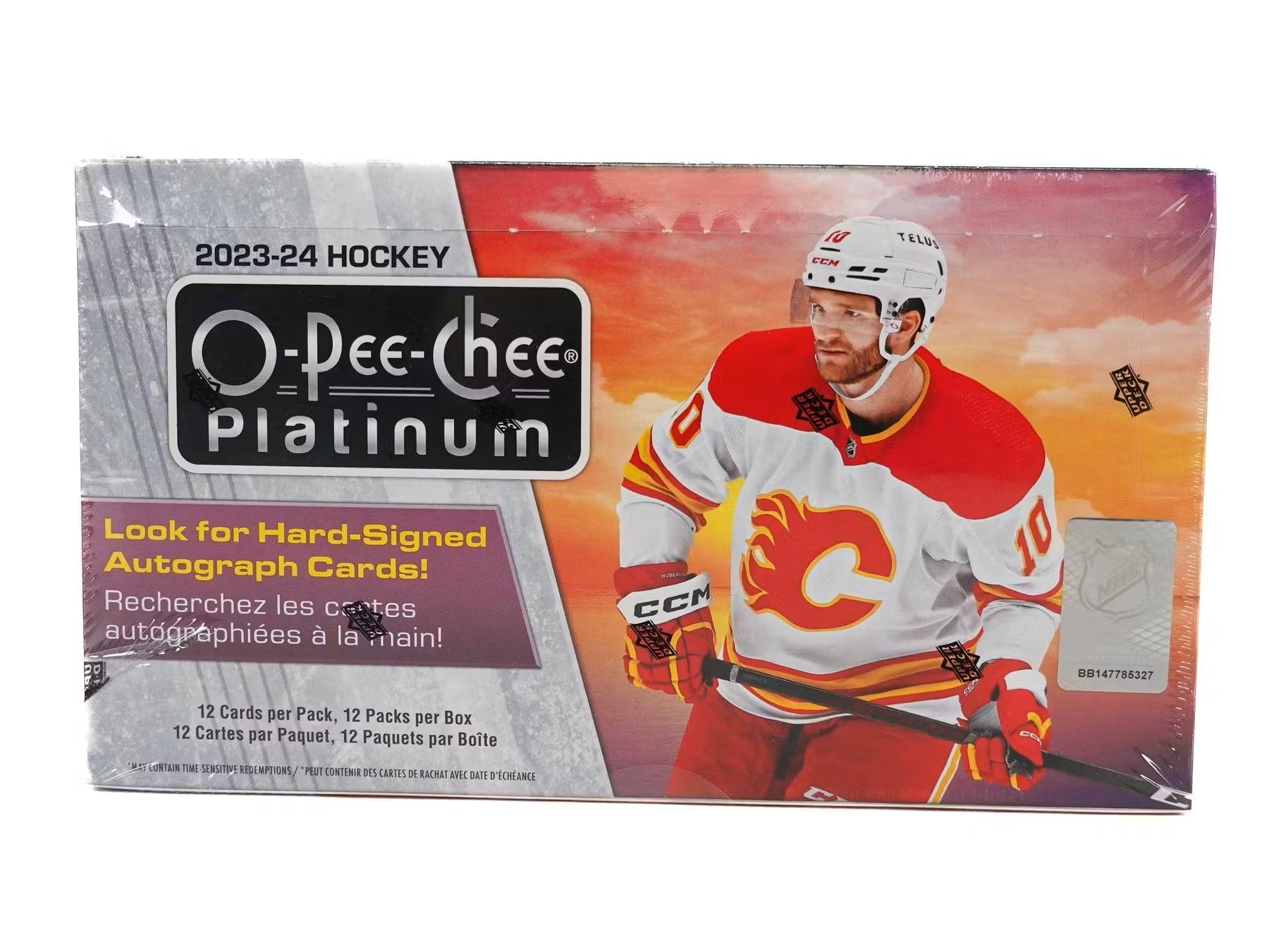 2023 - 24 Upper Deck O - Pee - Chee Platinum Hockey Hobby Box - Columbia Hobby - Sports Card Boxes - Toploaders - Card Savers