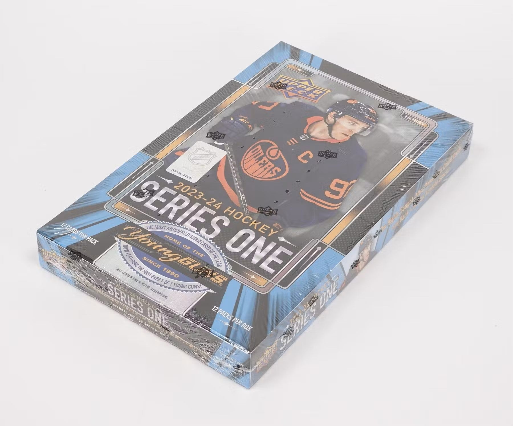 2023 - 24 Upper Deck Series 1 Hockey Hobby Box - Columbia Hobby - Sports Card Boxes - Toploaders - Card Savers
